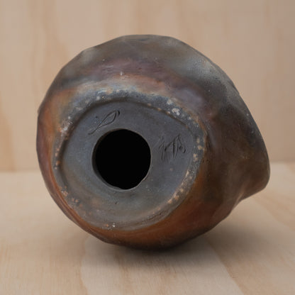 Vintage Japanese Ceramic Bizen Daruma Sculpture
