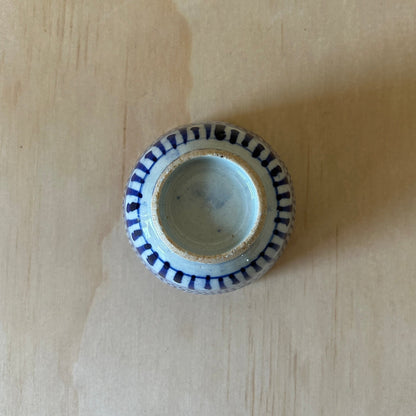 Antique Japanese small blue and white porcelain Ko Imari tea cup