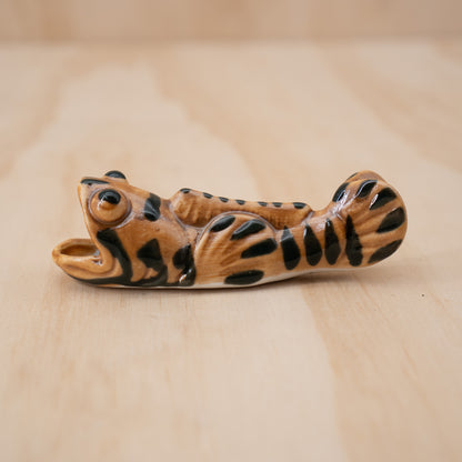 Vintage Japanese Box Set of Nabeshima -yaki Mudskipper Chopstick rests