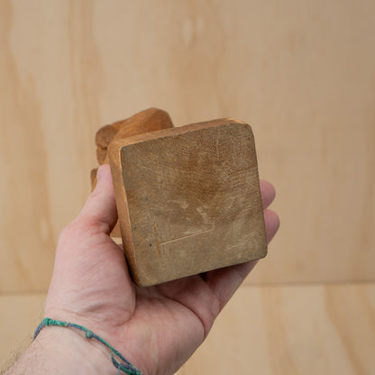 Vintage Japanese Carved Wooden Fist
