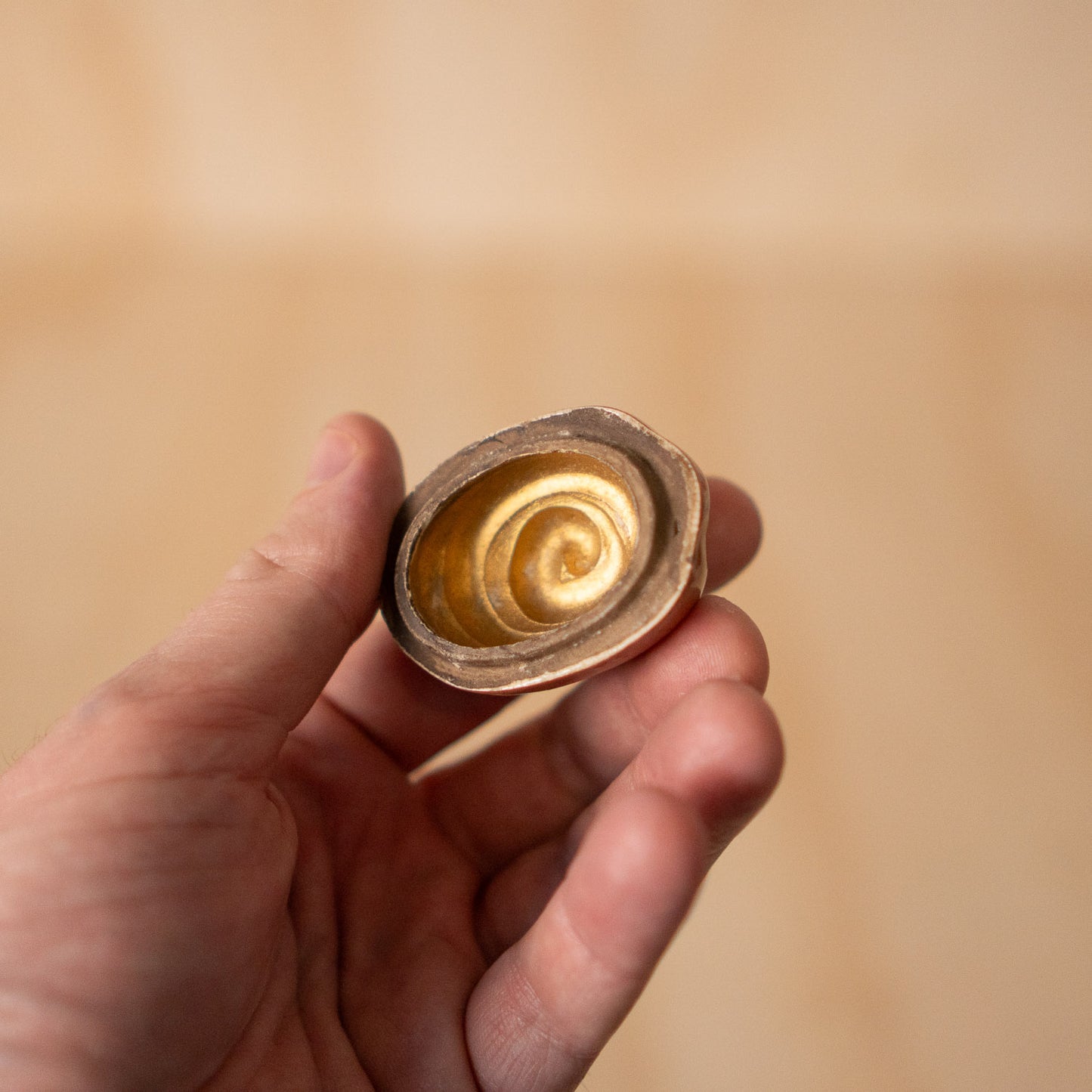 Vintage Japanese Cat shaped Kogo Incense Container