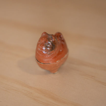 Vintage Japanese Cat shaped Kogo Incense Container