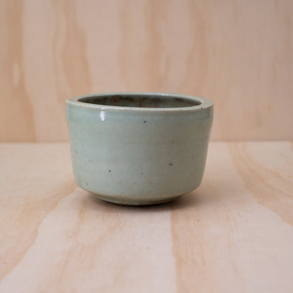 Antique Japanese Celadon Glazed Ceramic Koro Incense Burner