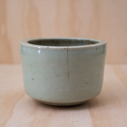 Antique Japanese Celadon Glazed Ceramic Koro Incense Burner