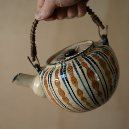 Stunning Vintage Japanese Hasami Ware Ceramic Teapot