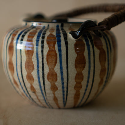 Stunning Vintage Japanese Hasami Ware Ceramic Teapot