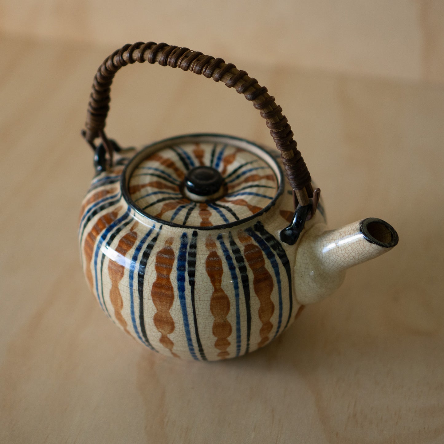 Stunning Vintage Japanese Hasami Ware Ceramic Teapot