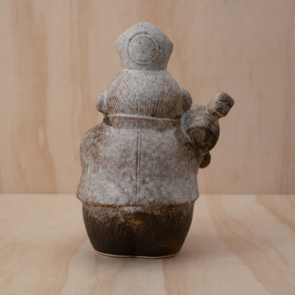 Vintage Japanese ceramic lucky monkey sculpture