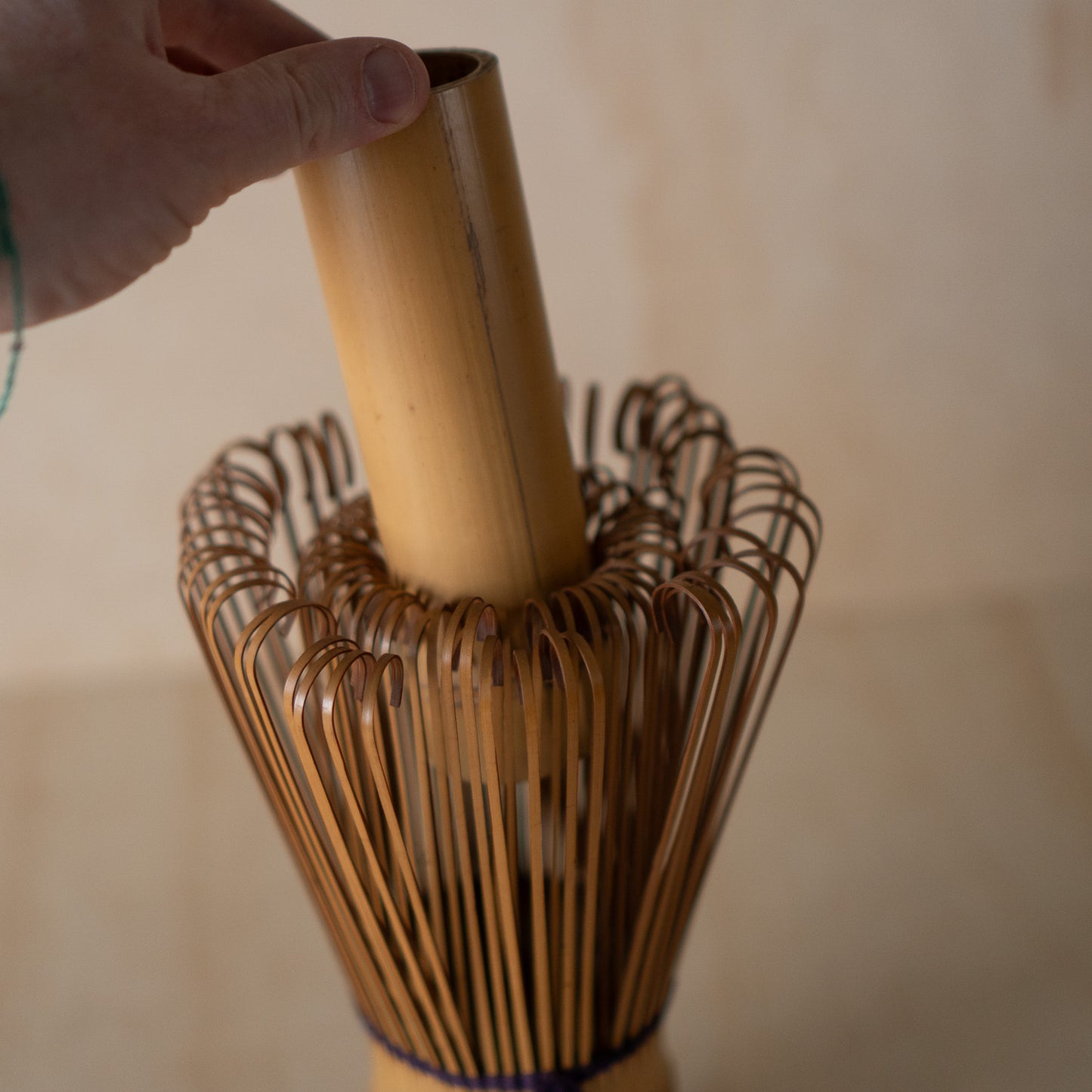 Vintage Japanese Giant Matcha Whisk Ikebana vase