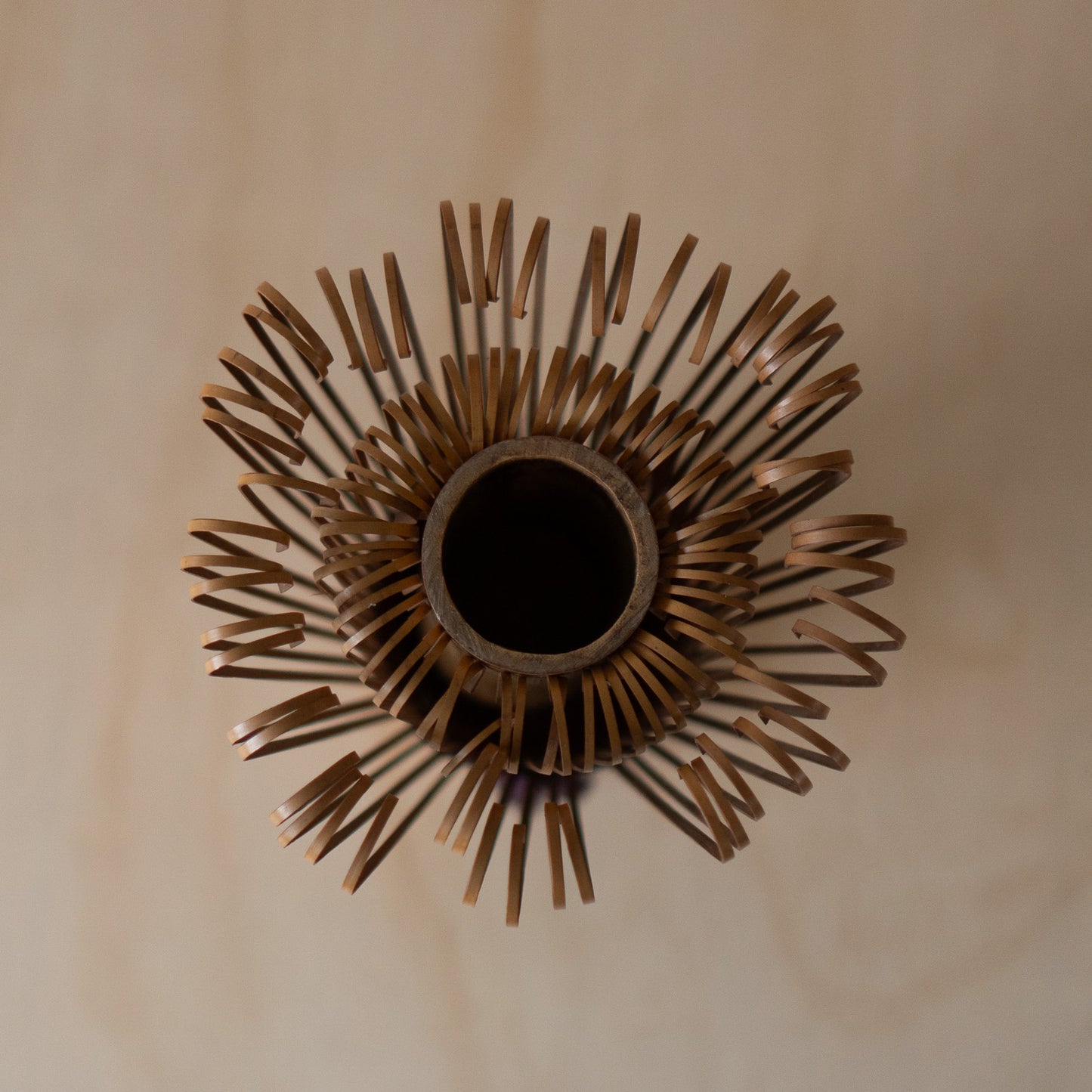 Vintage Japanese Giant Matcha Whisk Ikebana vase