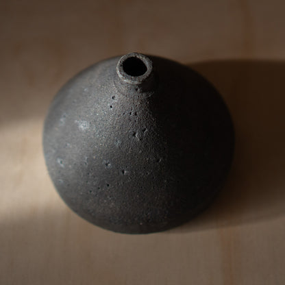Japanese Ceramic Conical Vase by Nobuo Ishii