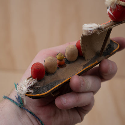 Vintage Japanese Folk Toy Takarabune Daruma Treasure Ship