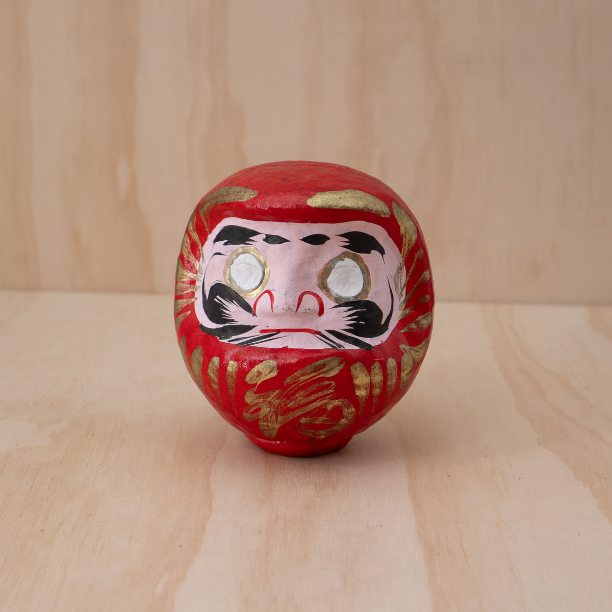 Vintage Japanese Paper Daruma Figure from Shōrinzan Daruma-ji Temple
