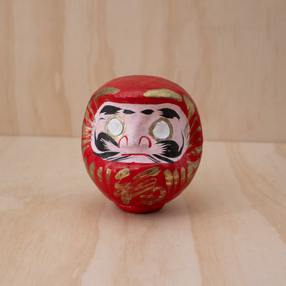 Vintage Japanese Paper Daruma Figure from Shōrinzan Daruma-ji Temple