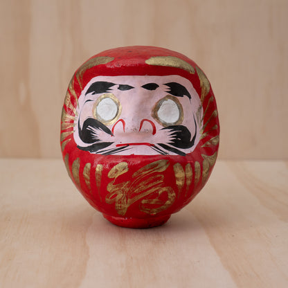 Vintage Japanese Paper Daruma Figure from Shōrinzan Daruma-ji Temple