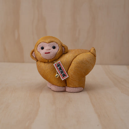 Vintage Japanese Fabric Monkey Kimekomi good luck doll