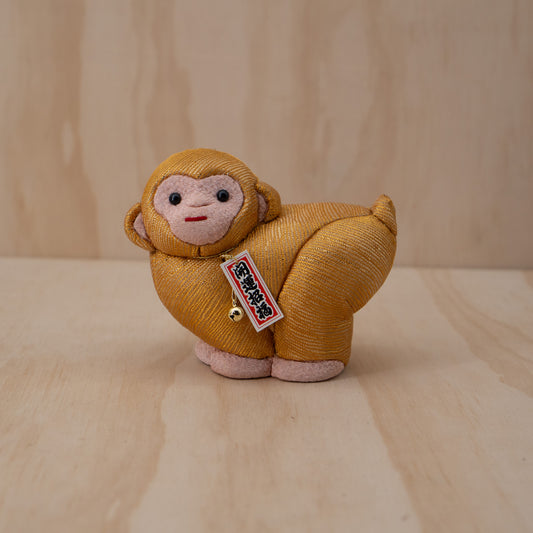 Vintage Japanese Fabric Monkey Kimekomi good luck doll