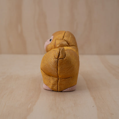 Vintage Japanese Fabric Monkey Kimekomi good luck doll