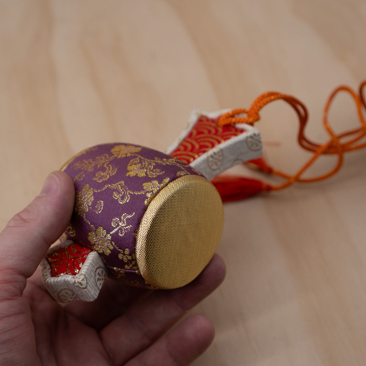 Vintage Japanese Fabric Rat and Hammer Kimekomi doll