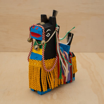 Vintage Japanese folk horse - Chagu Chagu Umakko - Black with tassles