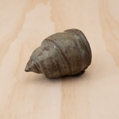 Vintage Japanese Spiral form Ceramic Wall vase - Bamboo Shoot