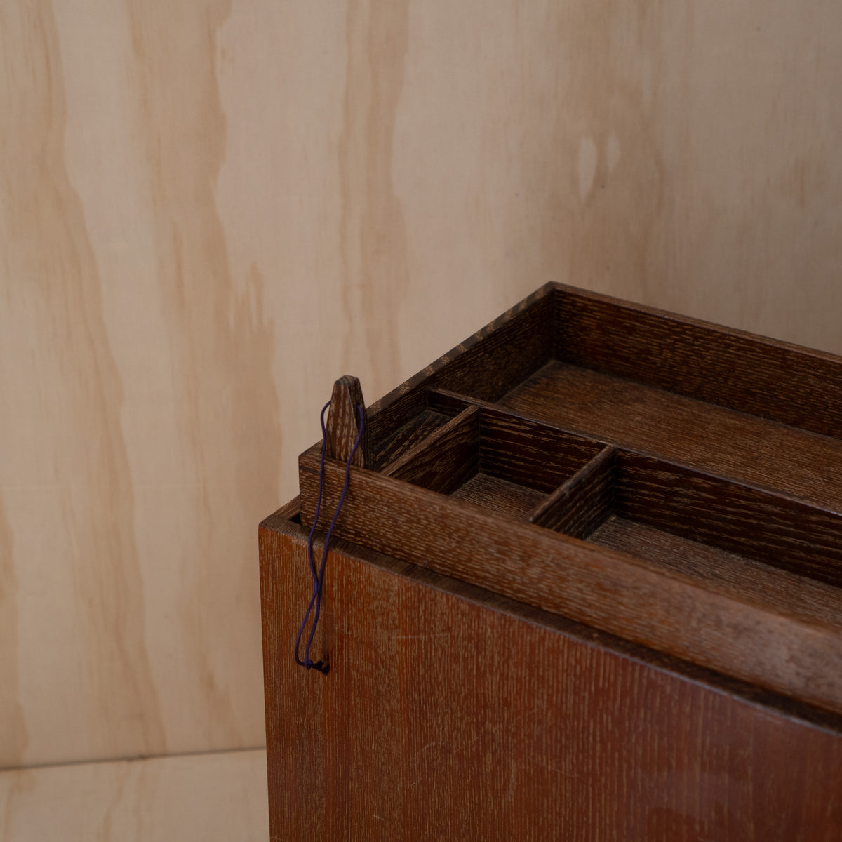 Vintage Japanese Haribako 4 drawer sewing box
