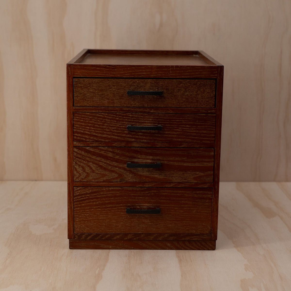 Vintage Japanese Haribako 4 drawer sewing box