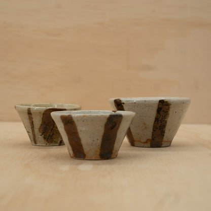 Vintage Japanese 1970s sake cups - Kato Shunto