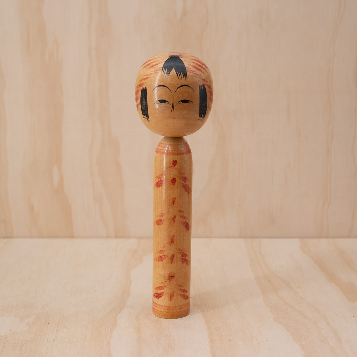 Vintage Japanese Showa period Kokeshi Doll with inscription