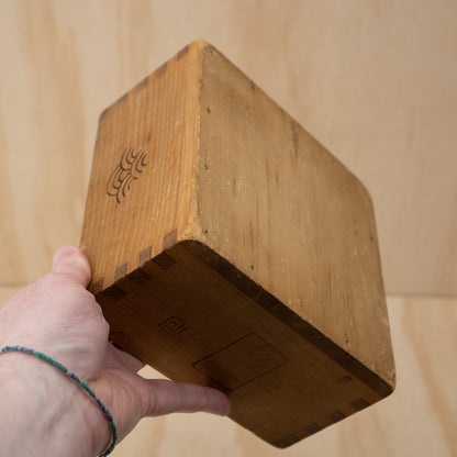 Vintage Japanese Sugi Wood Masu Box Rice Measure - gogomasu