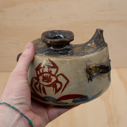 Vintage Japanese Large Okinawan sake bottle - Dachibin