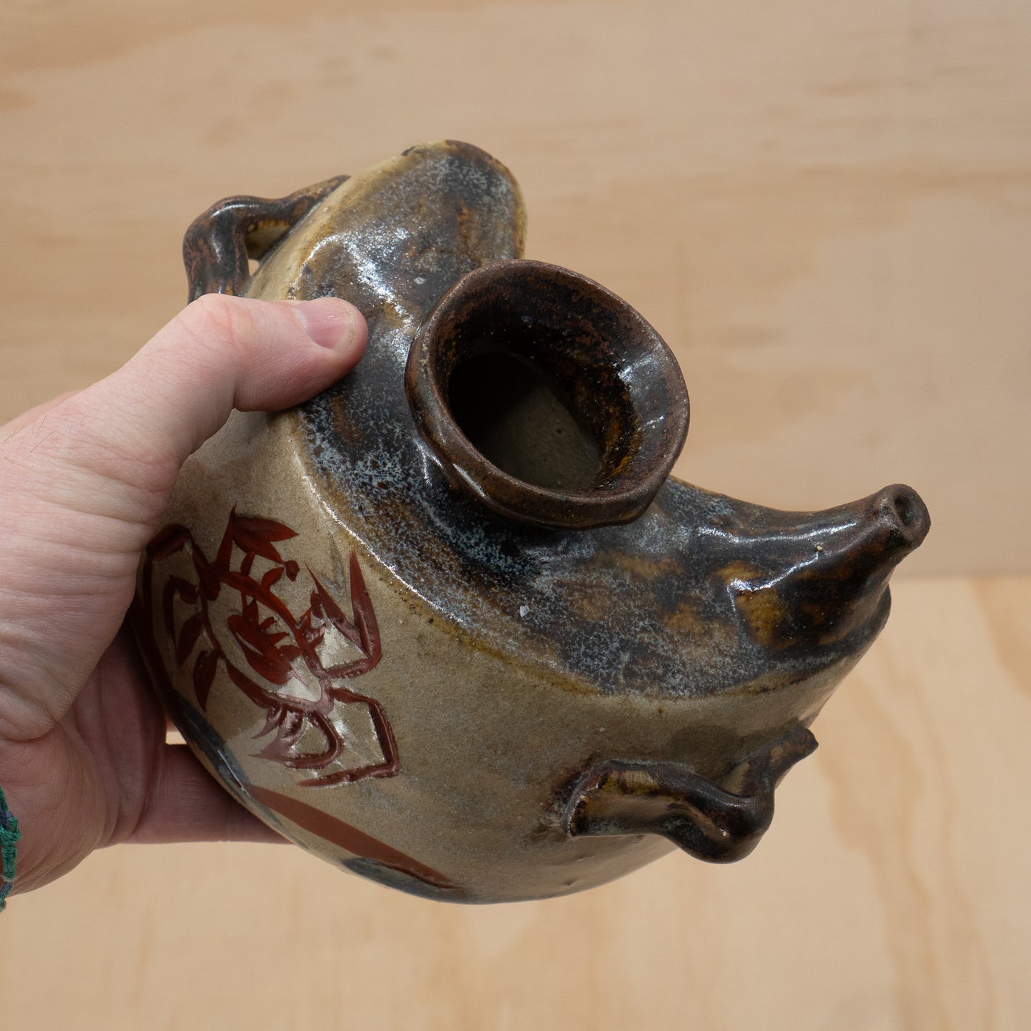 Vintage Japanese Large Okinawan sake bottle - Dachibin