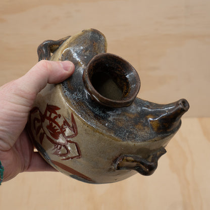 Vintage Japanese Large Okinawan sake bottle - Dachibin