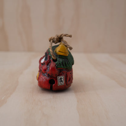 Vintage Japanese Clay Dorei Oni Bell