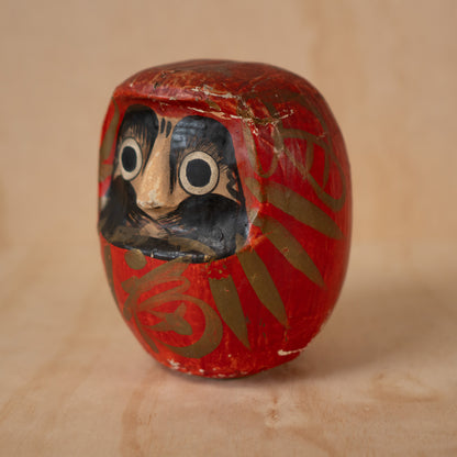 Vintage Japanese Paper Daruma Okiagari Toy