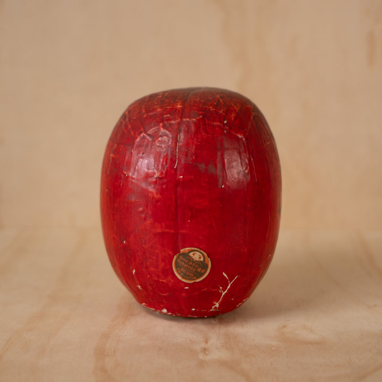 Vintage Japanese Paper Daruma Okiagari Toy