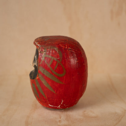 Vintage Japanese Paper Daruma Okiagari Toy