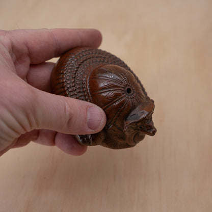 Antique Japanese Ceramic Suiteki water pourer - Samurai Kabuto Helmet