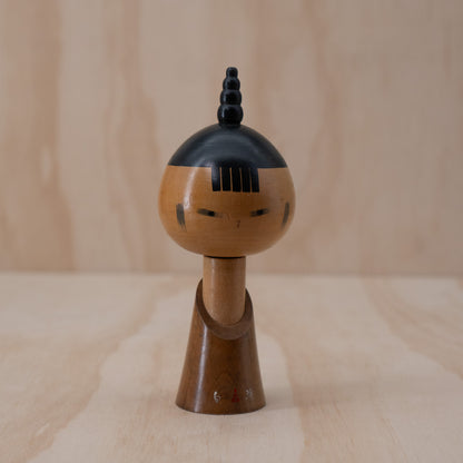 Vintage Japanese Creative Kokeshi by Aida Seiho - Kikanbo - "Naughty Child"