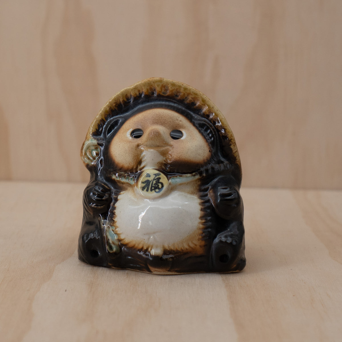 Vintage Japanese small Tanuki figure from Shiga