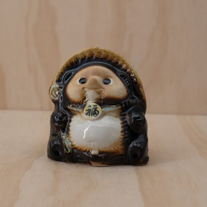 Vintage Japanese small Tanuki figure from Shiga