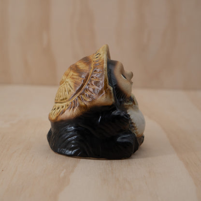 Vintage Japanese small Tanuki figure from Shiga