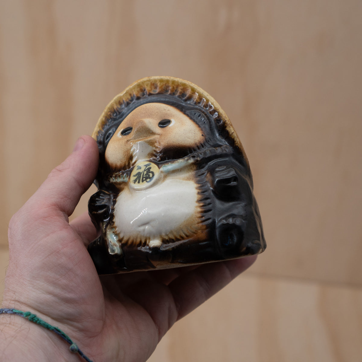 Vintage Japanese small Tanuki figure from Shiga