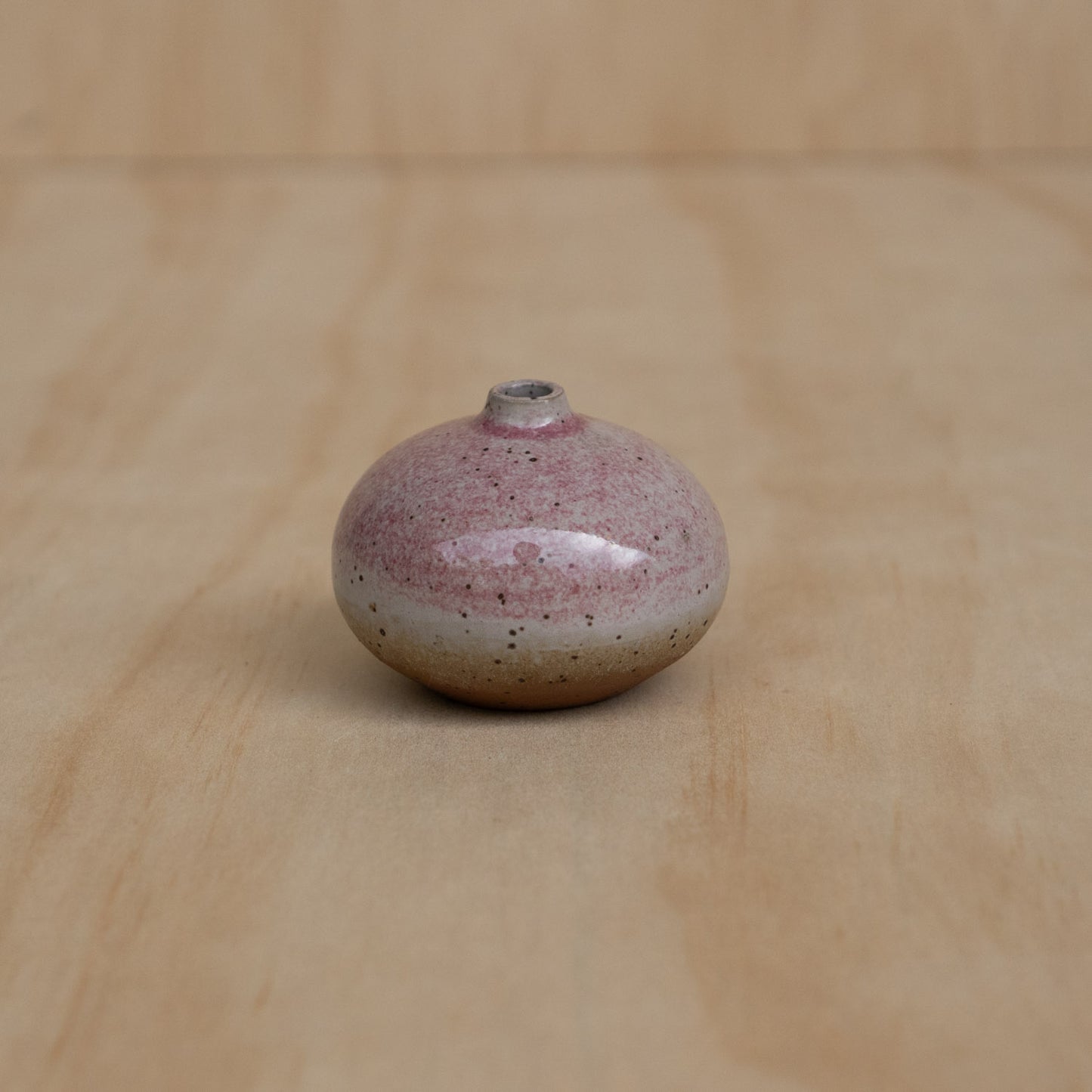 Vintage Japanese small pink vase