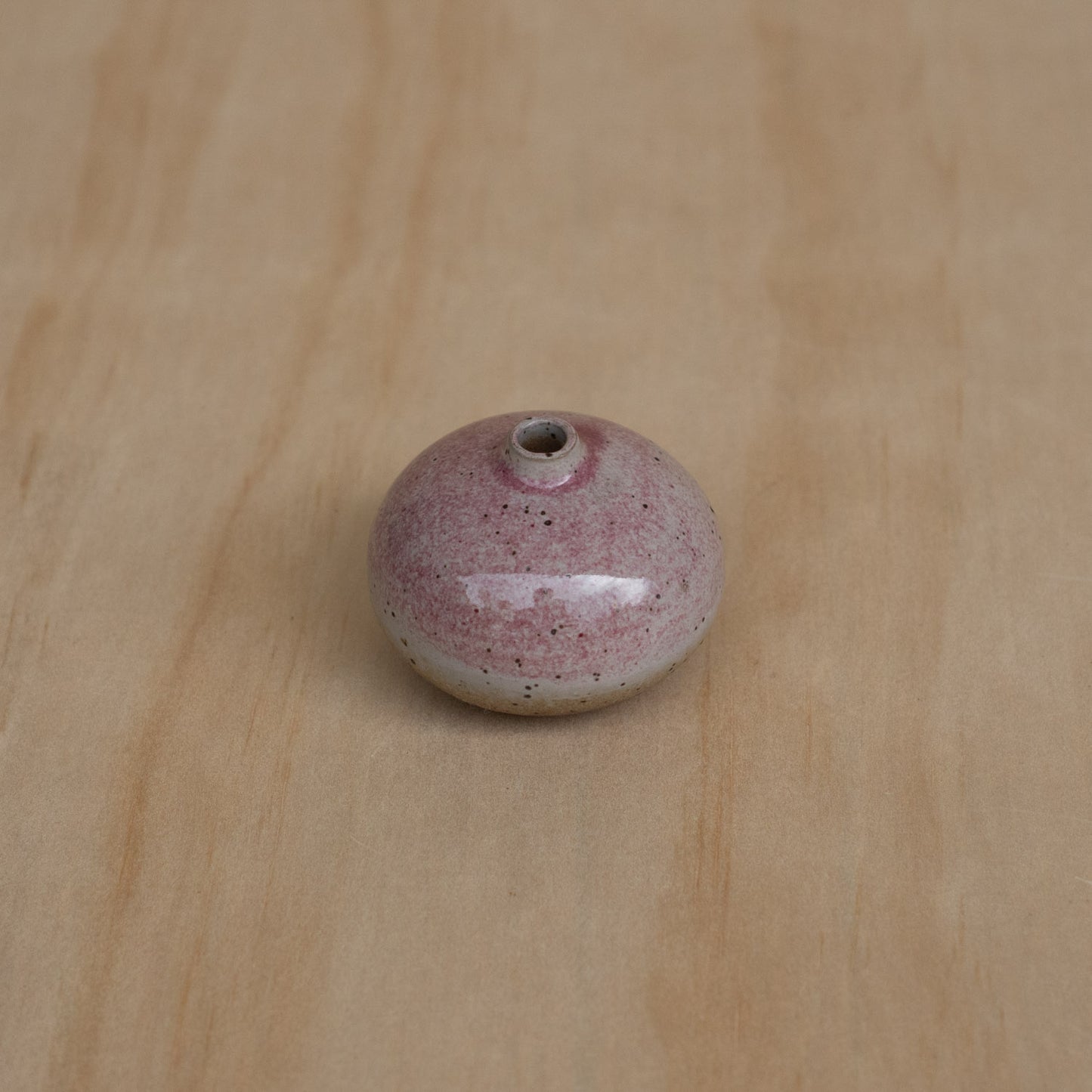 Vintage Japanese small pink vase