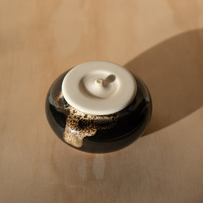Vintage Japanese Ceramic Chaire Tea Ceremony Matcha Container