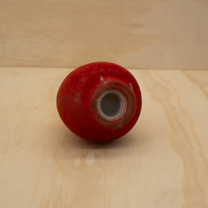 Vintage Japanese Showa Retro Velvet Daruma Money box