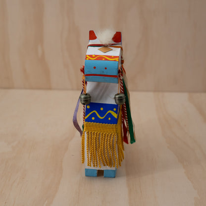 Vintage Japanese Folk Toy Horse - Chagu Chagu Umakko - White