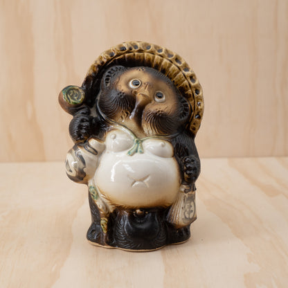 Vintage Japanese Tanuki figure from Shiga