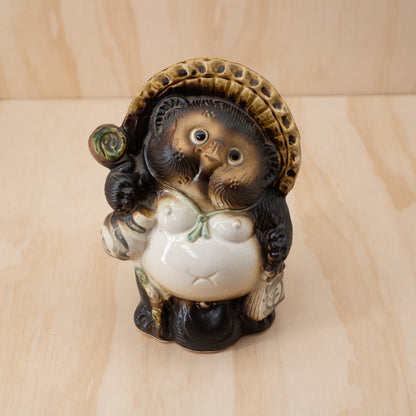 Vintage Japanese Tanuki figure from Shiga